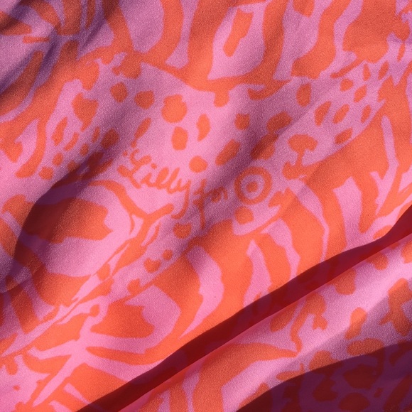 Spring Tiger zebra Barbiecore Lilly Pulitzer Dress animal print pink orange - Picture 4 of 8